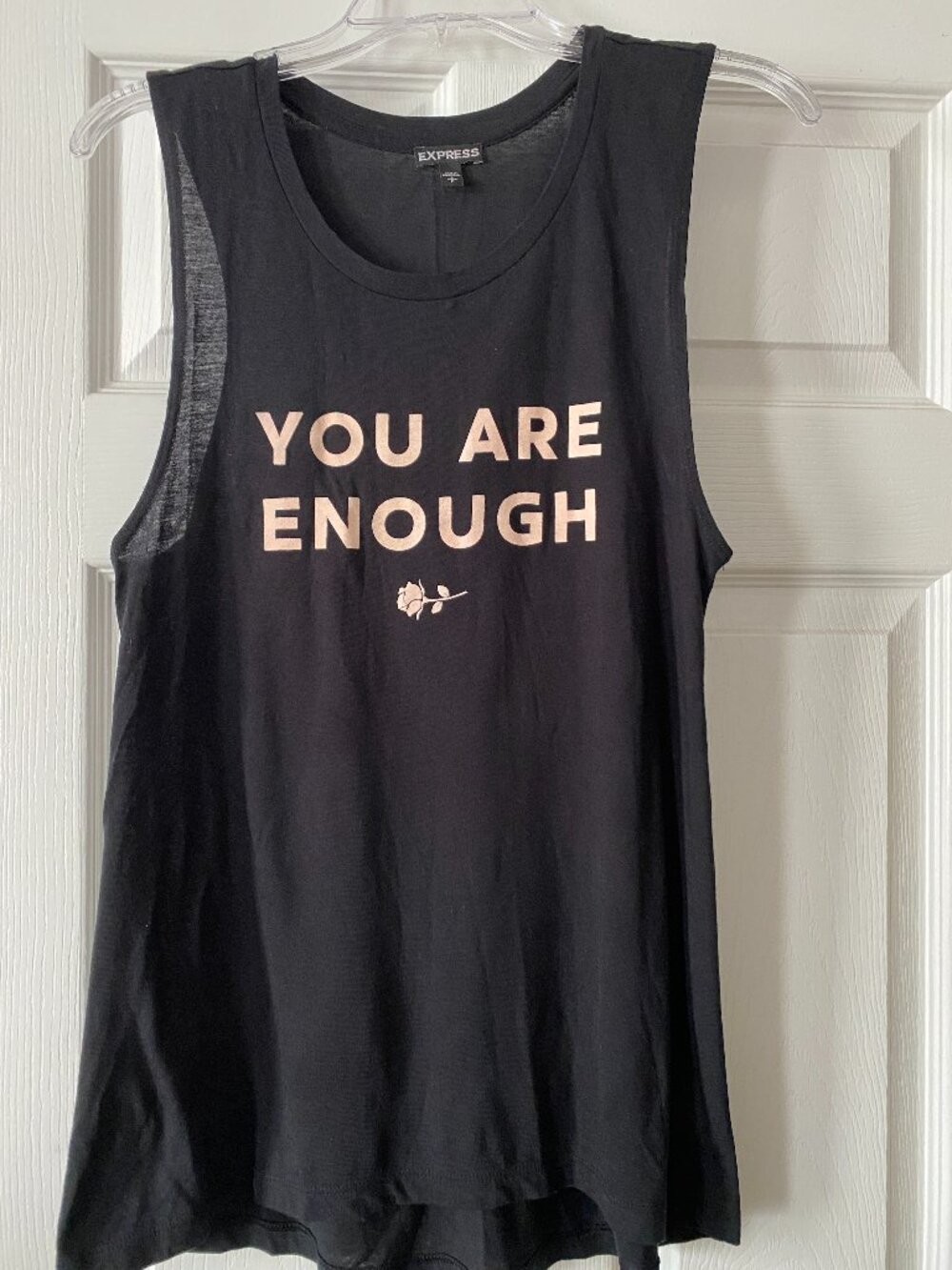 Express Sleeveless Graphic Shirt Soft Lightweight Small